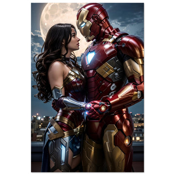 Einsam auf dem Dach: Iron Man und Wonder Woman