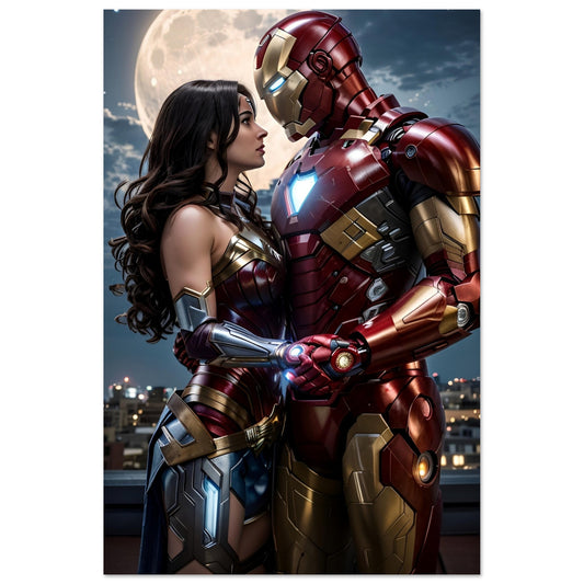 Einsam auf dem Dach: Iron Man und Wonder Woman