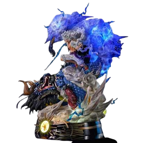 One Piece Monkey D. Ruffy Gear 5 vs Kaido Action Figur