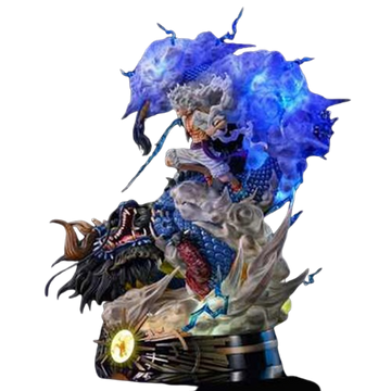 One Piece Monkey D. Ruffy Gear 5 vs Kaido Action Figur